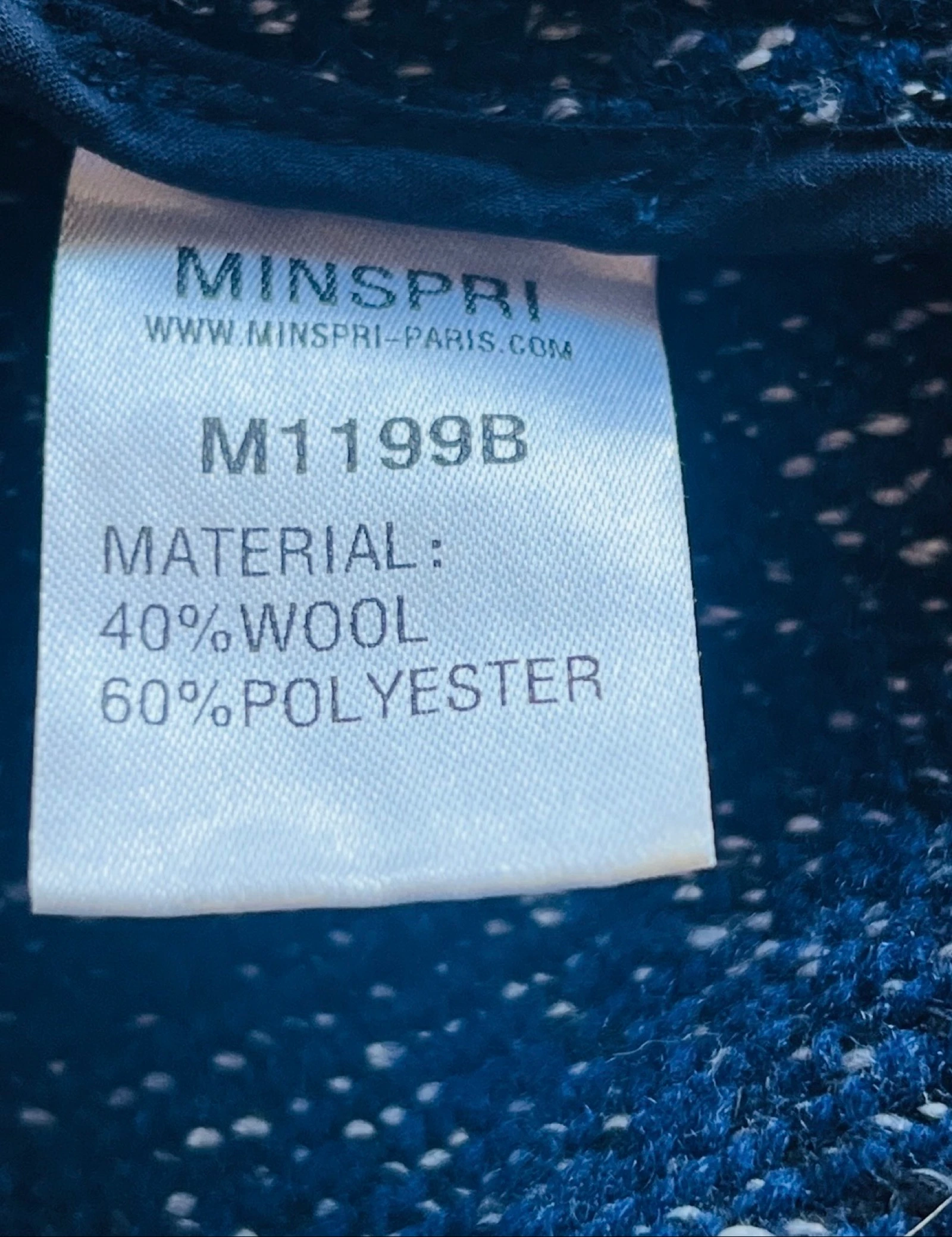 Minspri vest met twee kleuren van gemengde wol – photo 11